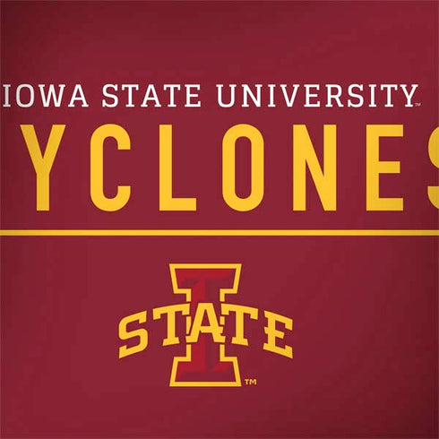 Iowa State University Athletic Text PlayStation 4 Gold Wireless Headset Skin