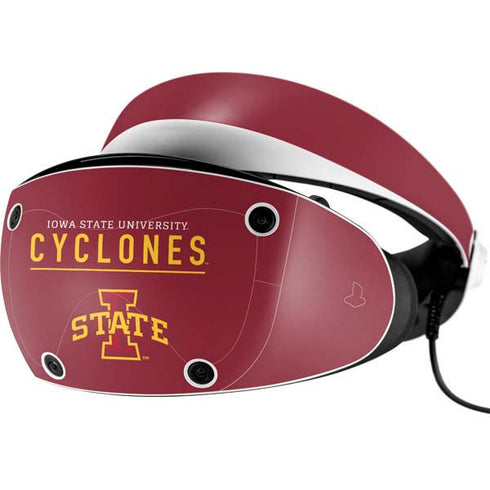 Iowa State University Athletic Text PlayStation VR2 Skin