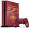 Iowa State University Athletic Text PS4 Console and Controller Bundle Skin