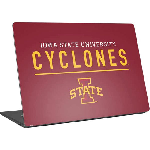 Iowa State University Athletic Text Surface Laptop 4 15in Skin