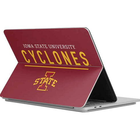 Iowa State University Athletic Text Surface Laptop Studio Skin