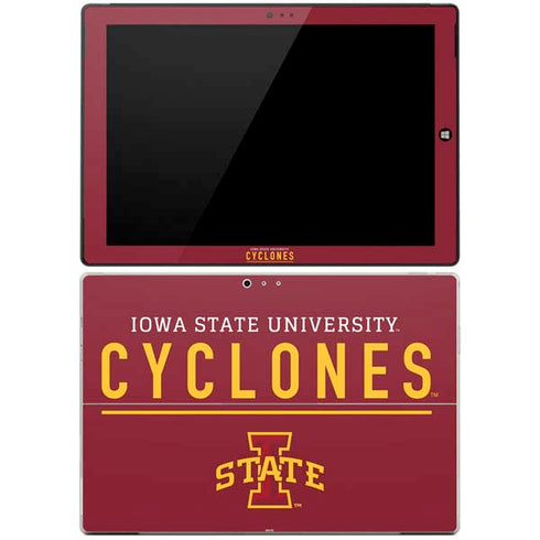 Iowa State University Athletic Text Surface Pro 3 Skin