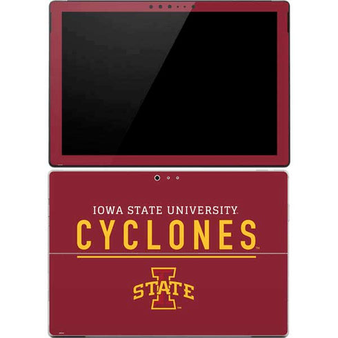 Iowa State University Athletic Text Surface Pro 4 Skin