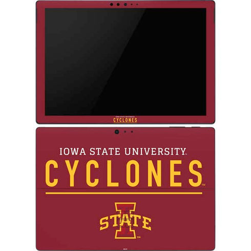 Iowa State University Athletic Text Surface Pro 6 Skin