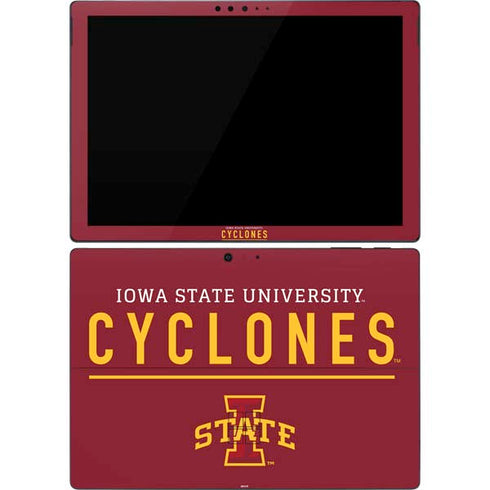 Iowa State University Athletic Text Surface Pro 7 Skin