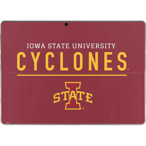 Iowa State University Athletic Text Surface Pro 9 Skin