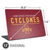 Iowa State University Athletic Text Universal Laptop 13in (10.6 x 7.6in) Skin