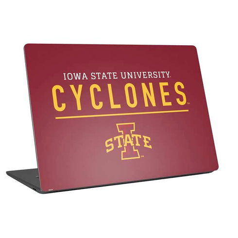 Iowa State University Athletic Text Universal Laptop 13in (10.6 x 7.6in) Skin