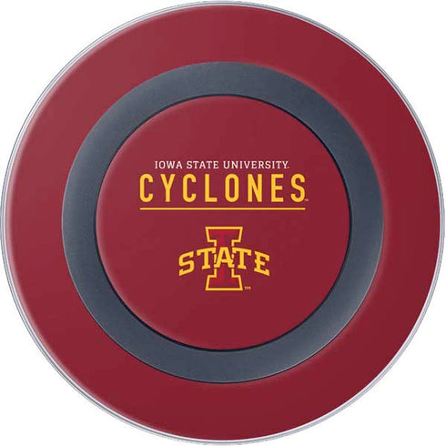 Iowa State University Athletic Text Wireless Charger Skin