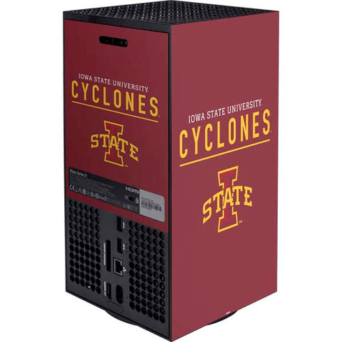 Iowa State University Athletic Text Xbox Series X Bundle Skin