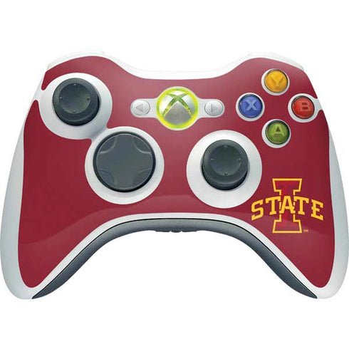 Iowa State University Primary Logo Xbox 360 Wireless Controller Skin