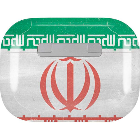Iran Flag Distressed AirPods Pro 2nd Gen Skin