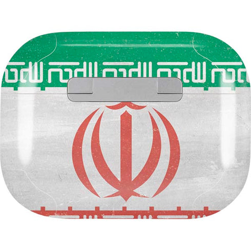 Iran Flag Distressed Apple AirPods Pro Skin