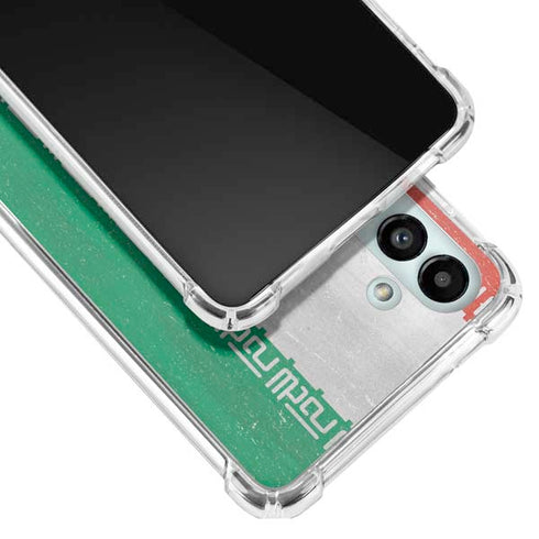 Iran Flag Distressed Galaxy A13 5G Clear Case