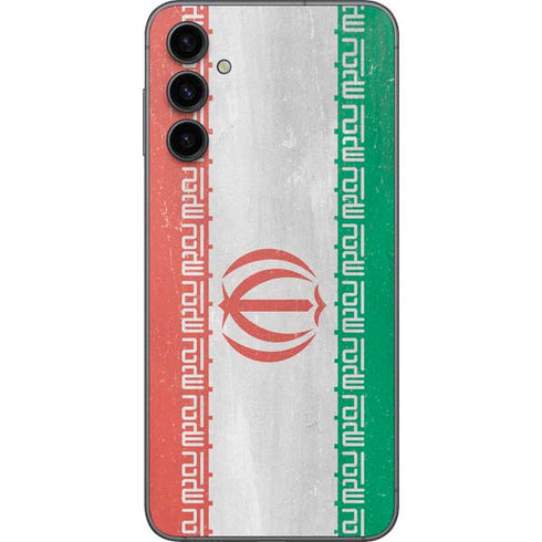 Iran Flag Distressed Galaxy A14 5G Skin