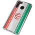 Iran Flag Distressed Galaxy A21 Clear Case