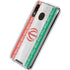 Iran Flag Distressed Galaxy A30 Clear Case