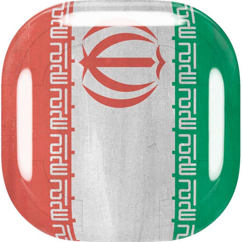 Iran Flag Distressed Galaxy Buds Live Skin