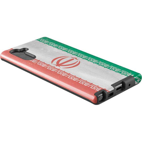 Iran Flag Distressed Galaxy Note 10 Pro Case