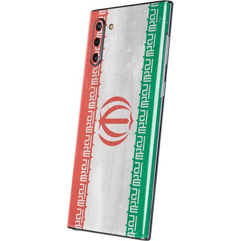 Iran Flag Distressed Galaxy Note 10 Skin