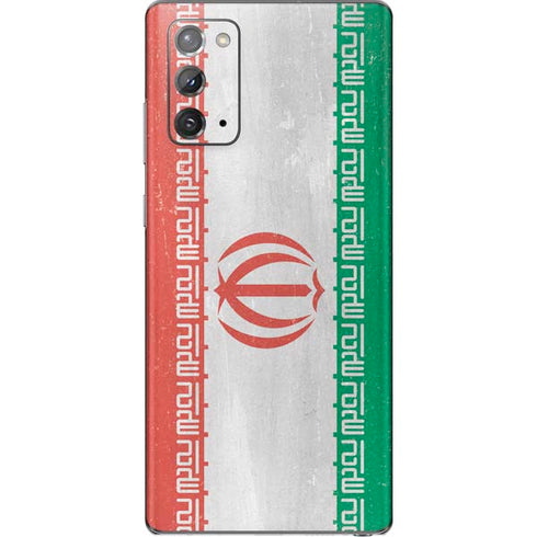 Iran Flag Distressed Galaxy Note20 5G Skin