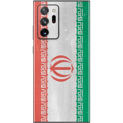 Iran Flag Distressed Galaxy Note20 Ultra 5G Skin