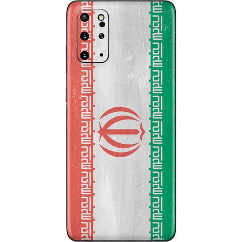 Iran Flag Distressed Galaxy S20 Plus Skin