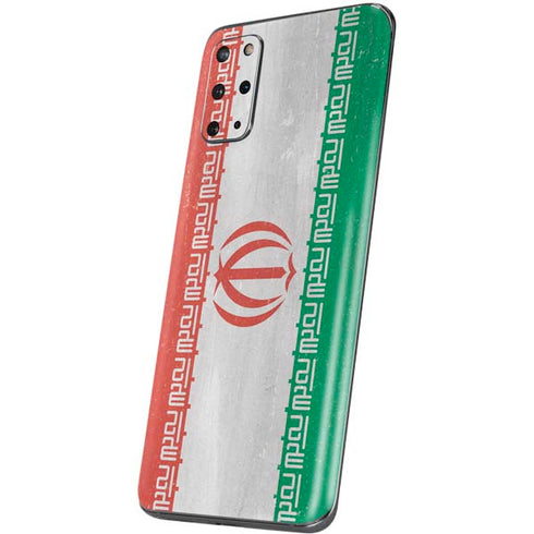 Iran Flag Distressed Galaxy S20 Plus Skin