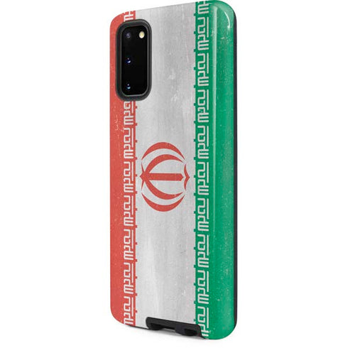 Iran Flag Distressed Galaxy S20 Pro Case
