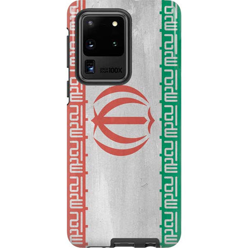 Iran Flag Distressed Galaxy S20 Ultra 5G Pro Case