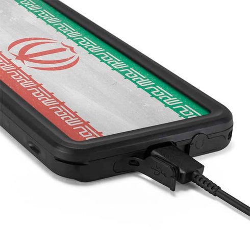Iran Flag Distressed Galaxy S20 Waterproof Case