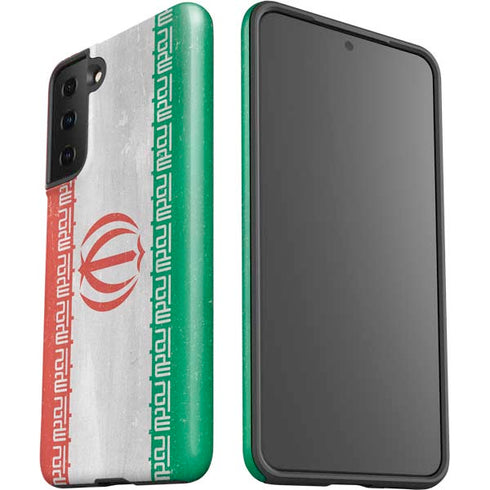 Iran Flag Distressed Galaxy S21 FE Pro Case