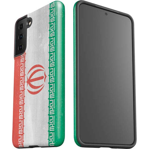 Iran Flag Distressed Galaxy S21 Plus 5G Pro Case