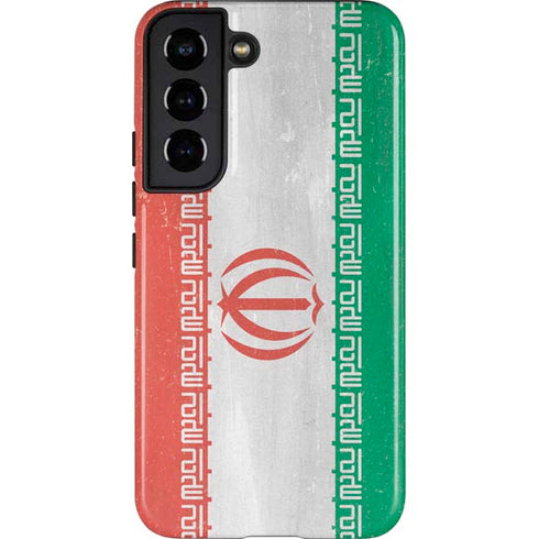 Iran Flag Distressed Galaxy S22 Pro Case