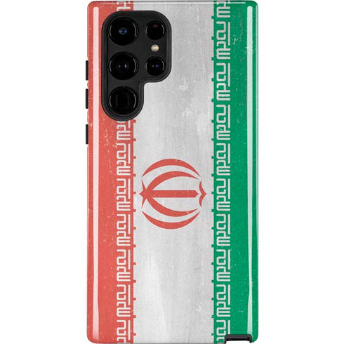 Iran Flag Distressed Galaxy S22 Ultra Pro Case