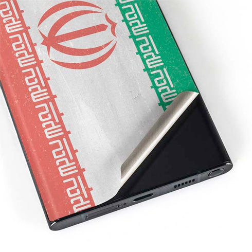 Iran Flag Distressed Galaxy S22 Ultra Skin