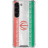 Iran Flag Distressed Galaxy S23 Clear Case