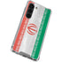 Iran Flag Distressed Galaxy S23 Clear Case