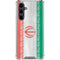 Iran Flag Distressed Galaxy S23 FE Clear Case