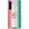 Iran Flag Distressed Galaxy S23 Plus Clear Case