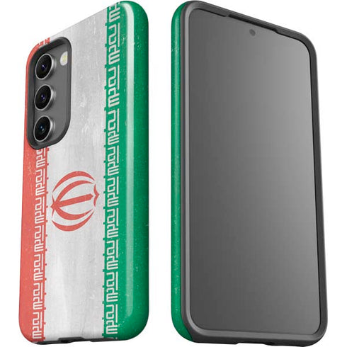 Iran Flag Distressed Galaxy S23 Plus Pro Case