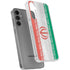 Iran Flag Distressed Galaxy S24 Plus Clear Case