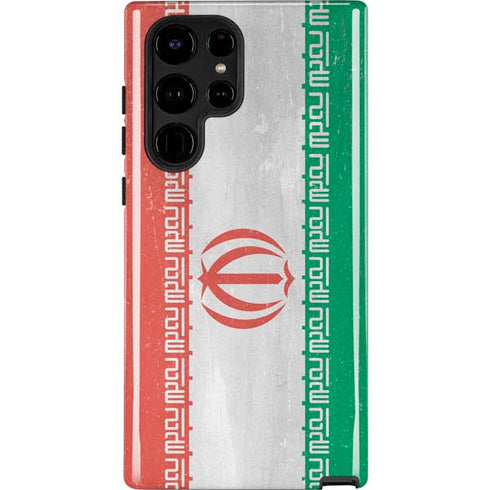 Iran Flag Distressed Galaxy S24 Ultra Impact Case