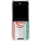 Iran Flag Distressed Galaxy Z Flip5 5G Clear Case