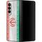 Iran Flag Distressed Galaxy Z Fold3 5G Skin