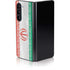 Iran Flag Distressed Galaxy Z Fold5 5G Skin