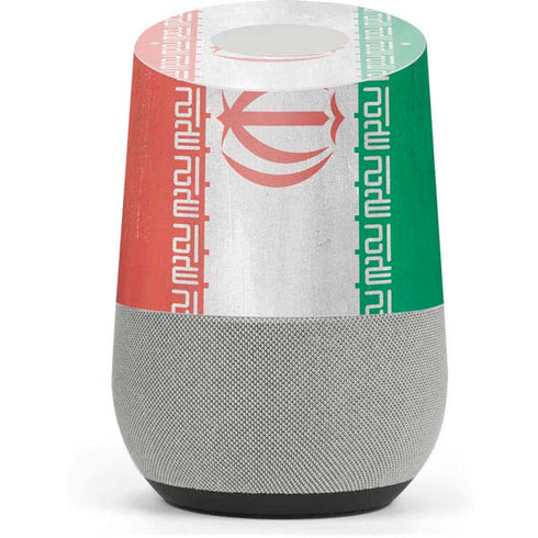Iran Flag Distressed Google Home Skin
