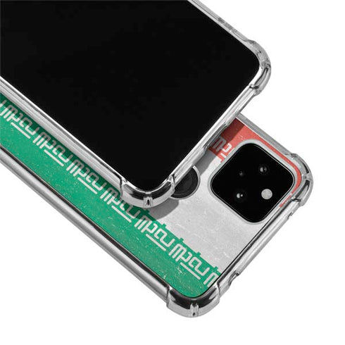 Iran Flag Distressed Google Pixel 4a 5G Clear Case