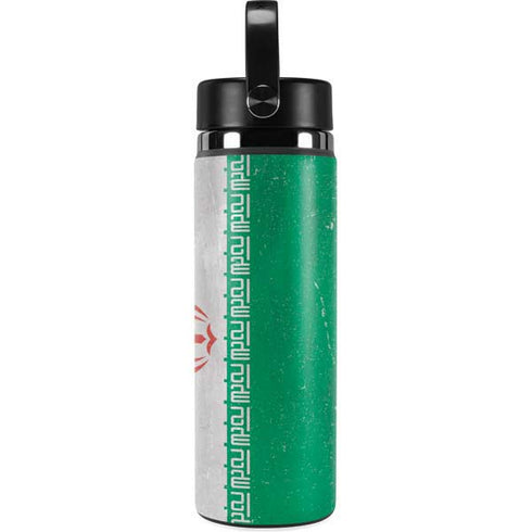 Iran Flag Distressed Hydro Flask 20oz Wide Mouth Skin