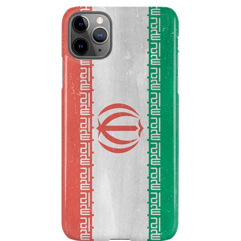 Iran Flag Distressed iPhone 11 Pro Max Lite Case